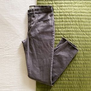 Madewell 9” High Rise Raw Hem Jeans